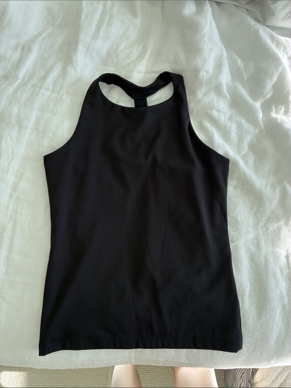 Women's Black Racerback Workout Tank Top